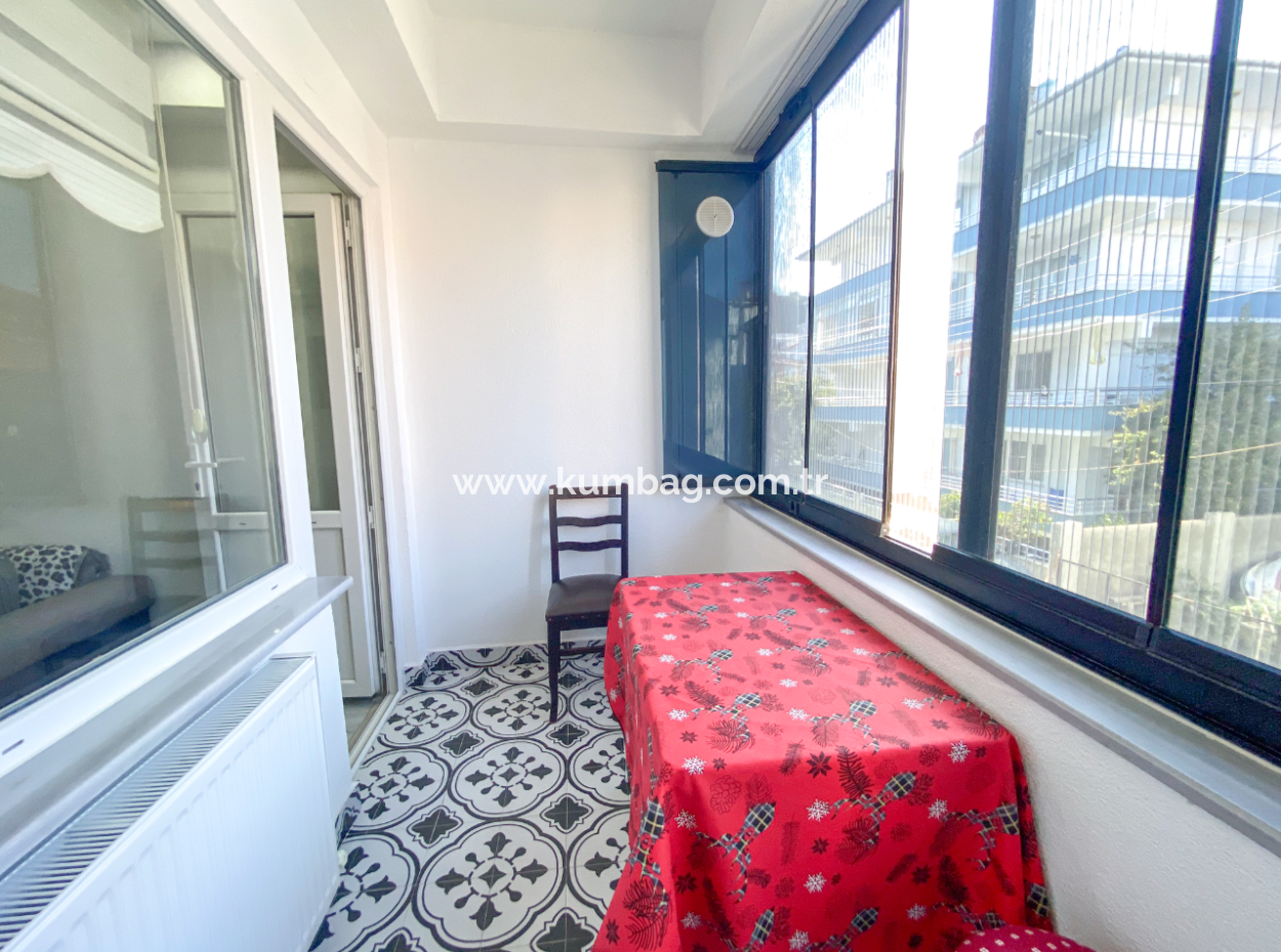 2 1 Apartment For Rent With Large Furnishings Close To Kumbağ Pazar Street