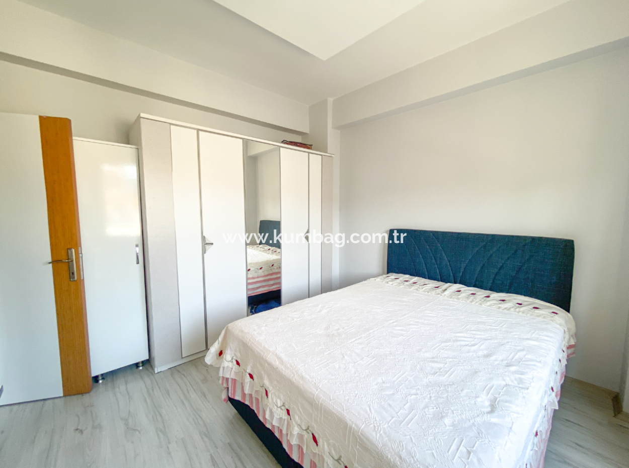 2 1 Apartment For Rent With Large Furnishings Close To Kumbağ Pazar Street
