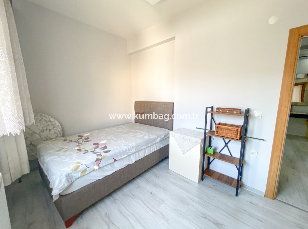 2 1 Apartment For Rent With Large Furnishings Close To Kumbağ Pazar Street