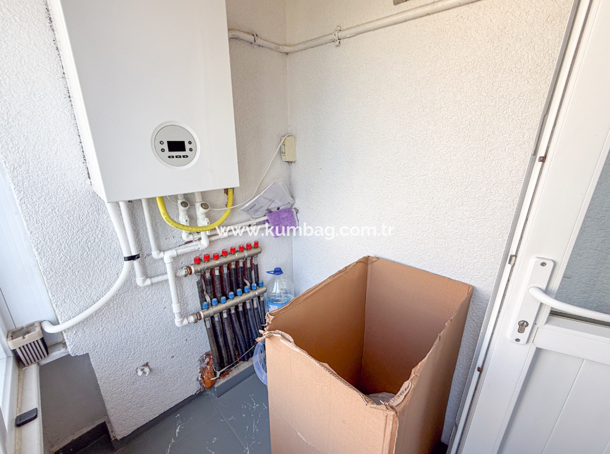 1 1 Rent On Kumbağ Beach Promenade With Panoramic Sea View