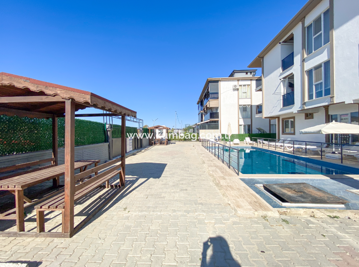 2 1 Brand New Apartments For Rent Near The Sea In Kumbağ Pool Complex