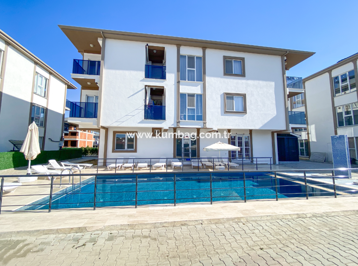 2 1 Brand New Apartments For Rent Near The Sea In Kumbağ Pool Complex
