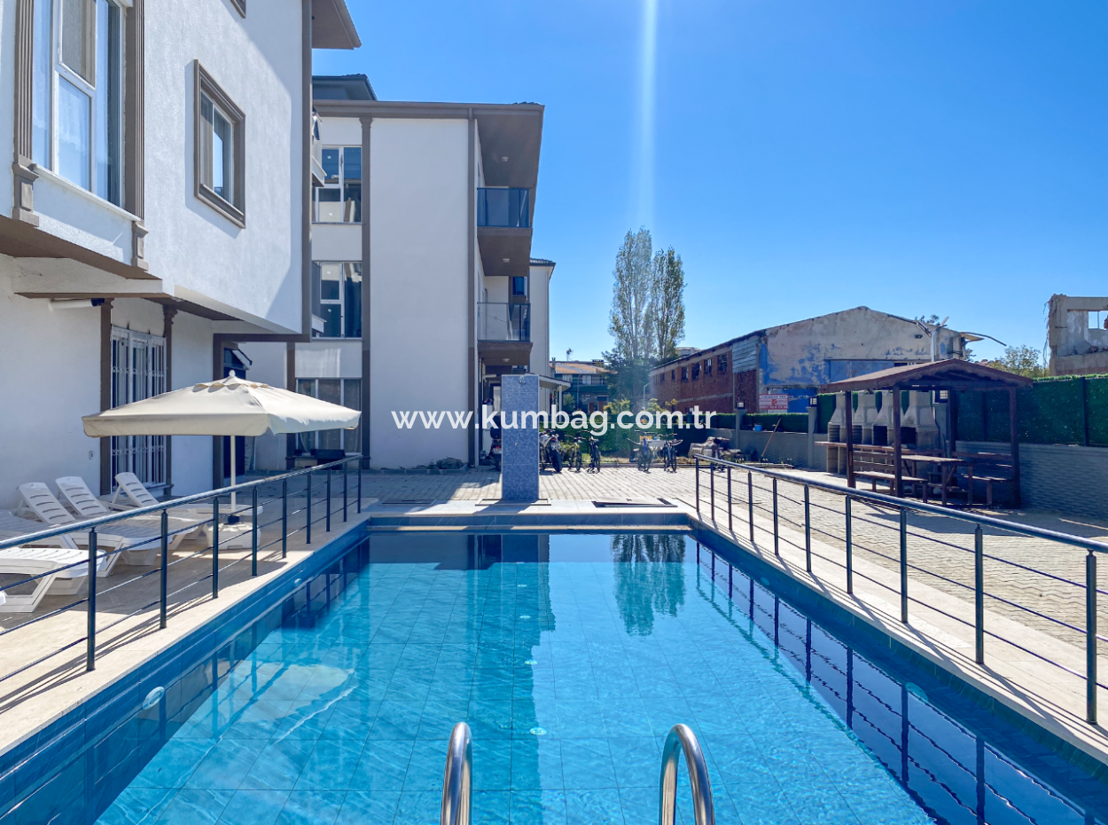 2 1 Brand New Apartments For Rent Near The Sea In Kumbağ Pool Complex