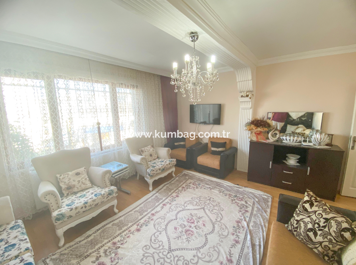 Fully Furnished 2 1 Apartment For Rent In Kumbag, Very Close To The Sea