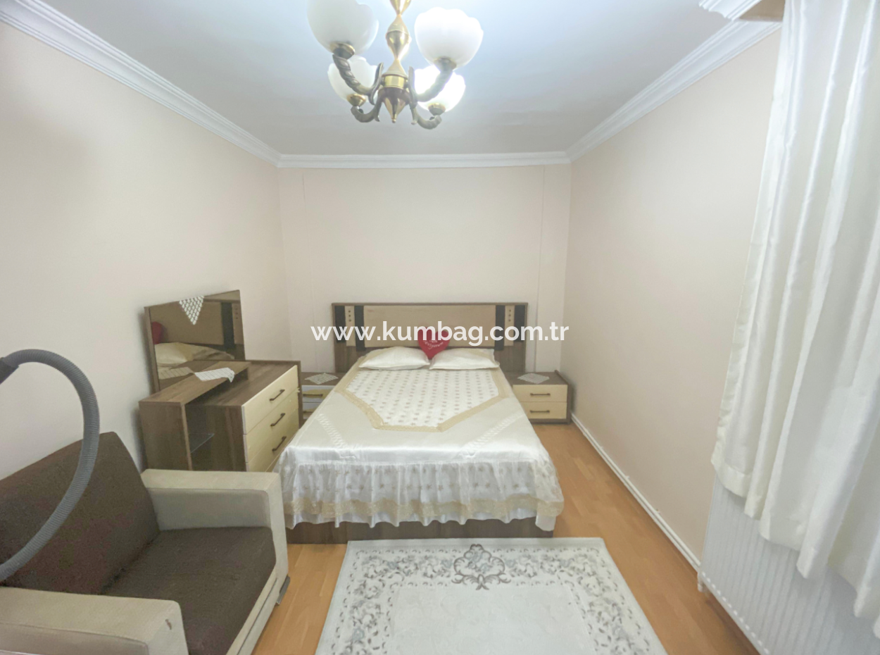 Fully Furnished 2 1 Apartment For Rent In Kumbag, Very Close To The Sea