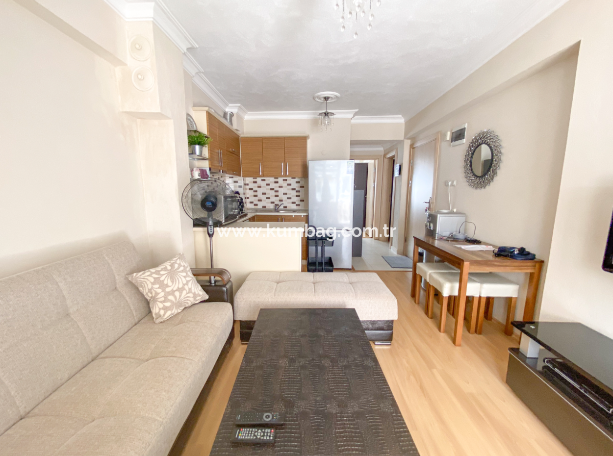 2 1 Apartment For Sale In Kumbag, Very Close To The Sea