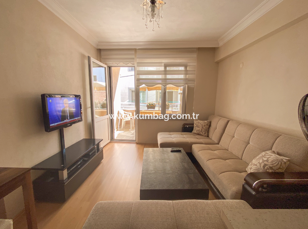 2 1 Apartment For Sale In Kumbag, Very Close To The Sea