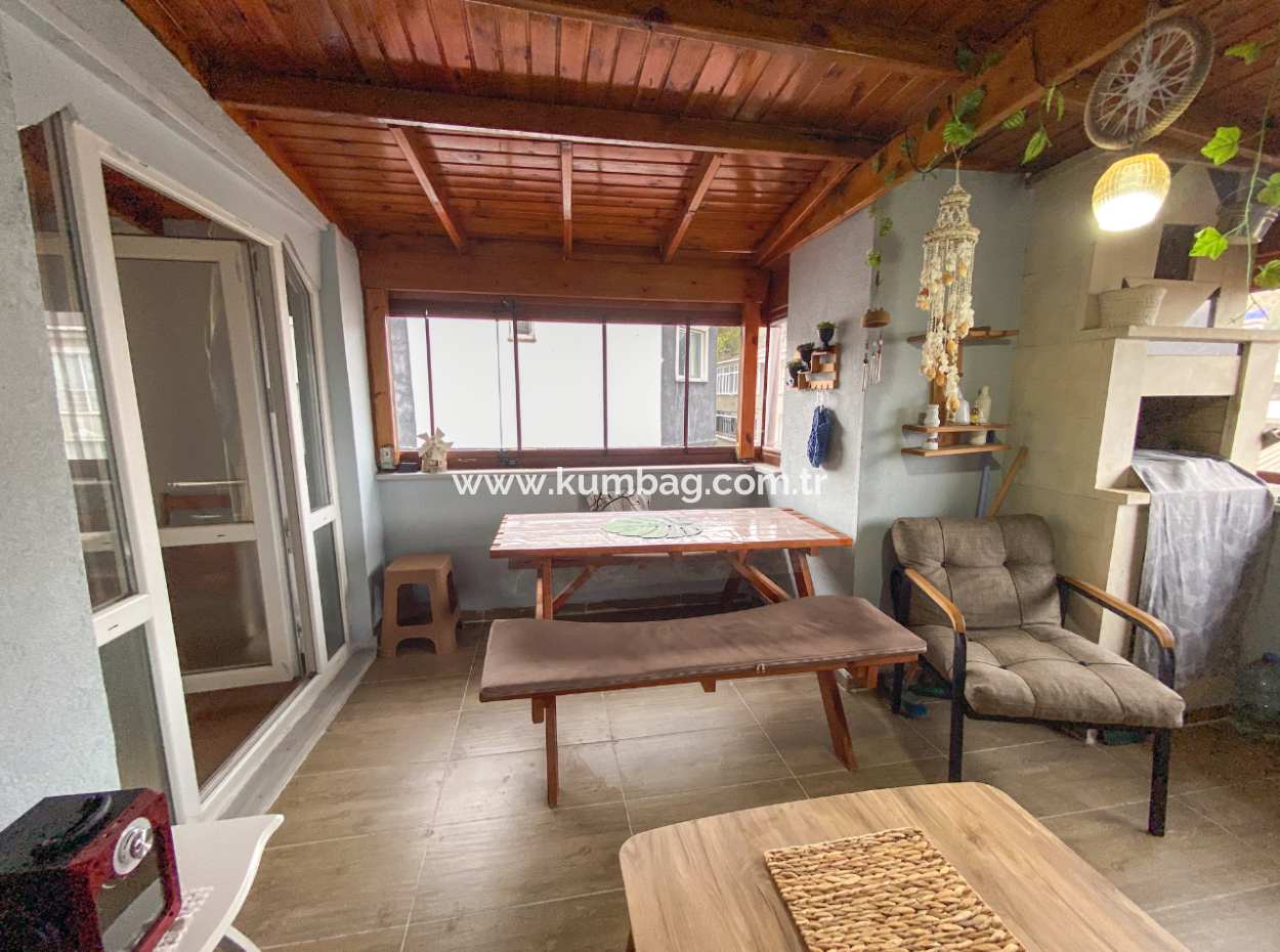 3 1 Duplex Apartment For Sale In Kumbag, Very Close To The Sea