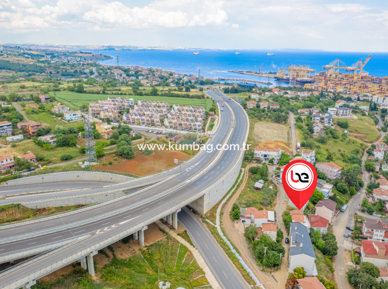 4 1 Triplex Villa For Sale With Large Terrace With Sea View In Kumbağ