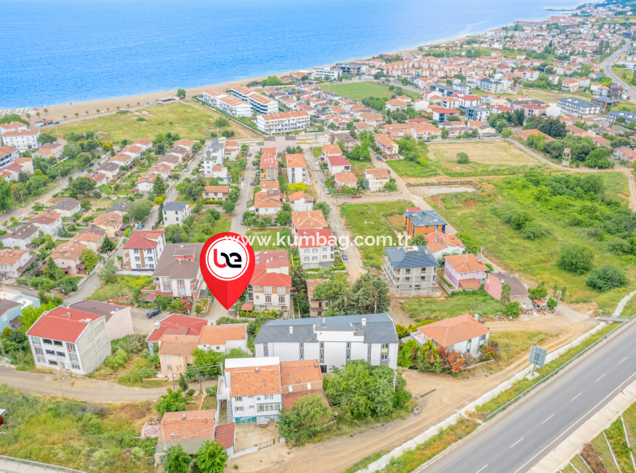 4 1 Triplex Villa For Sale With Large Terrace With Sea View In Kumbağ