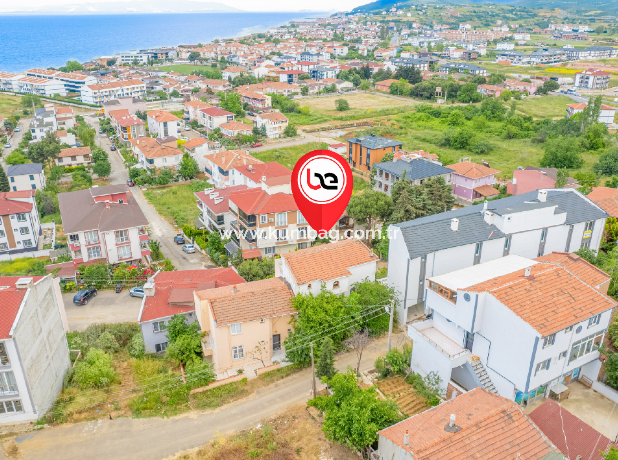 4 1 Triplex Villa For Sale With Large Terrace With Sea View In Kumbağ