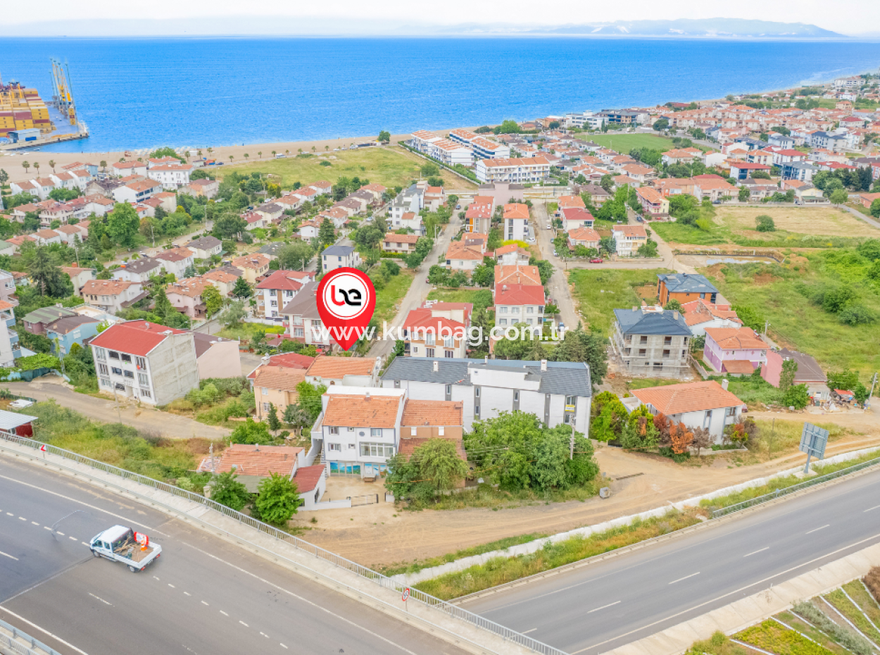 4 1 Triplex Villa For Sale With Large Terrace With Sea View In Kumbağ