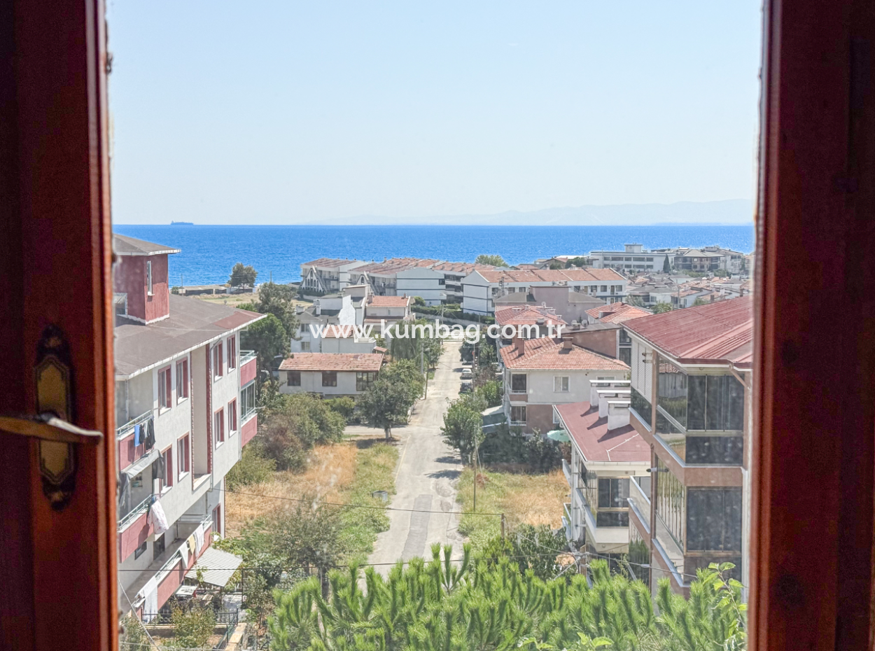 4 1 Triplex Villa For Sale With Large Terrace With Sea View In Kumbağ