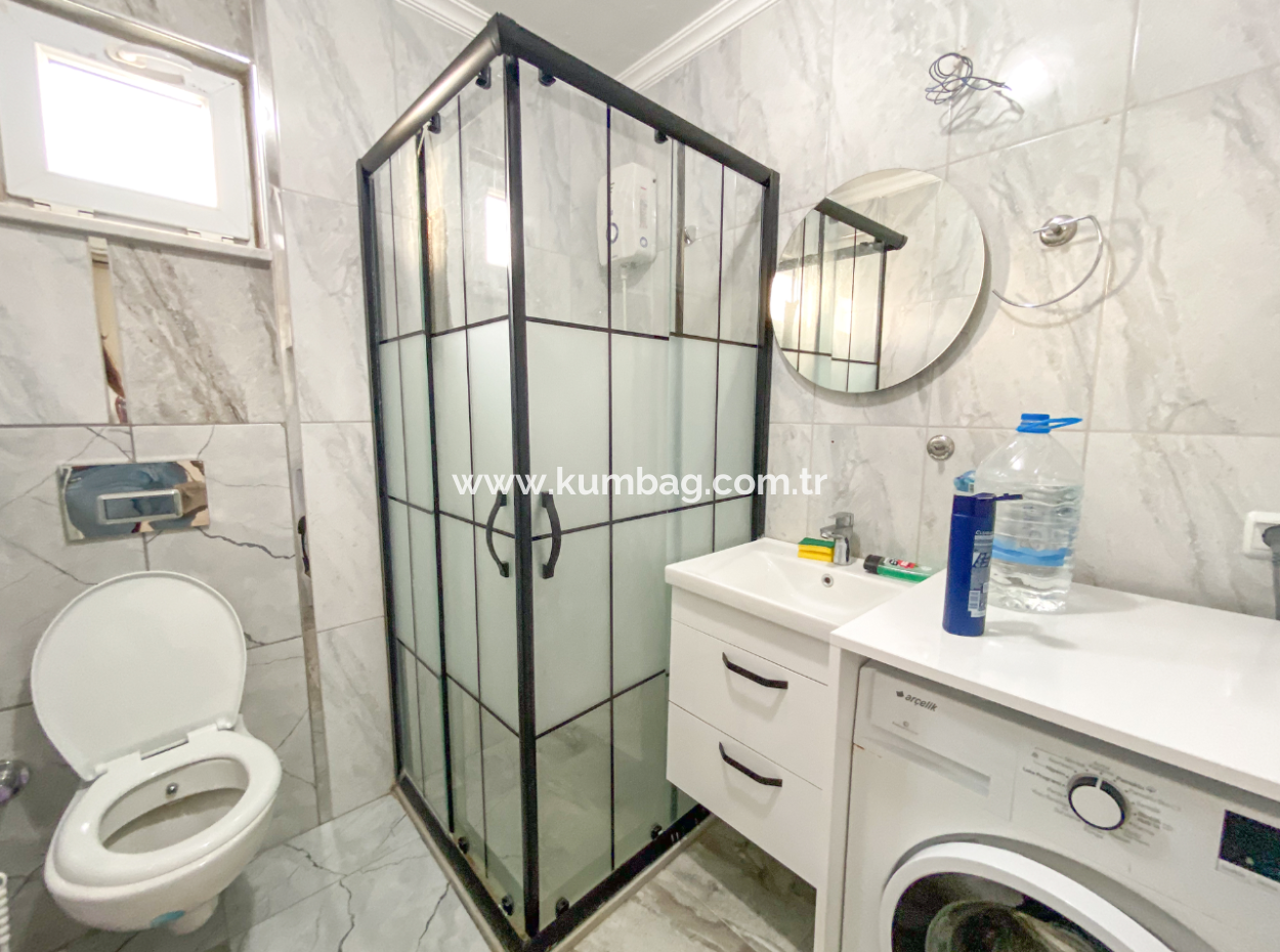 Furnished 2 1 Flat For Rent On The Sea Side Of The Street In Kumbağ