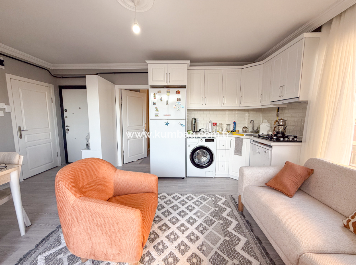 New And Fully Furnished 2 1 Flats For Sale With Sea View In Topağaç