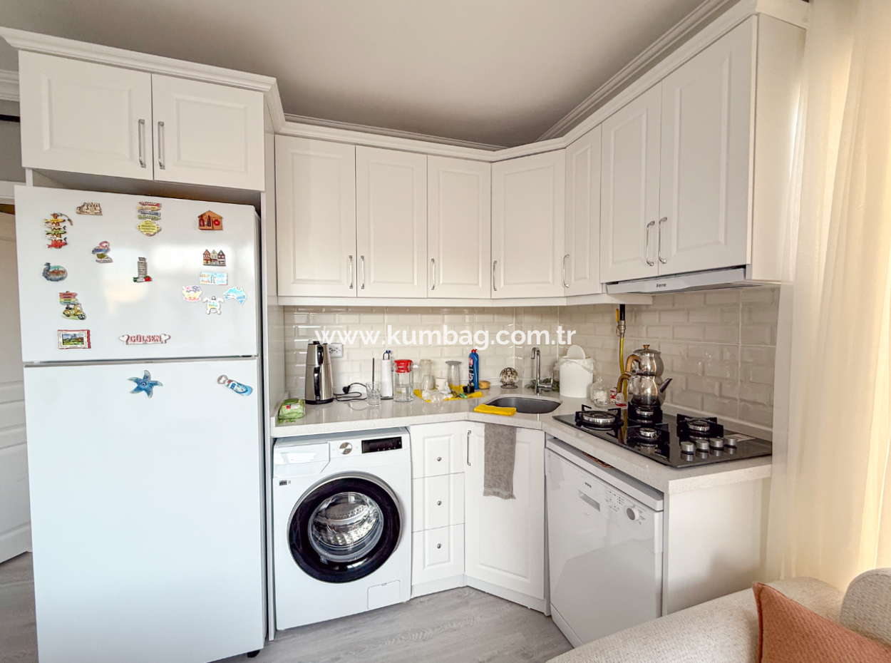 New And Fully Furnished 2 1 Flats For Sale With Sea View In Topağaç