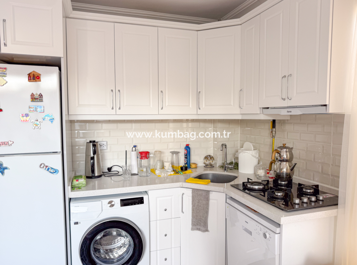 New And Fully Furnished 2 1 Flats For Sale With Sea View In Topağaç