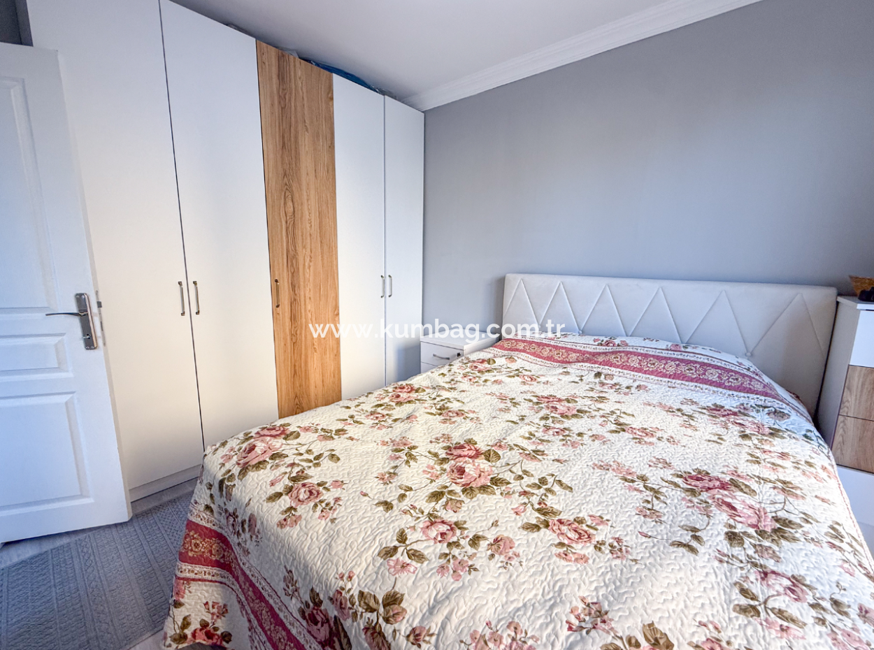 New And Fully Furnished 2 1 Flats For Sale With Sea View In Topağaç