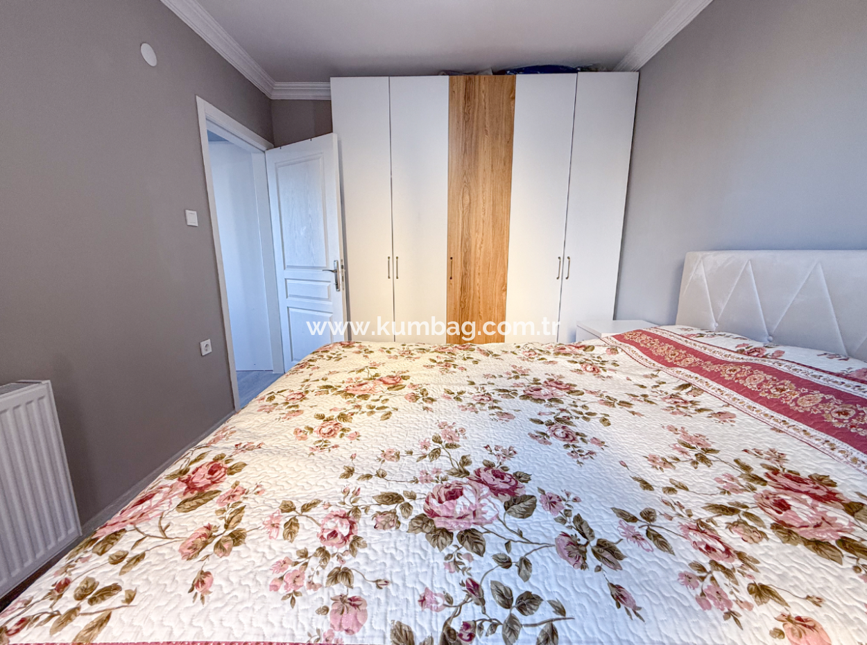 New And Fully Furnished 2 1 Flats For Sale With Sea View In Topağaç