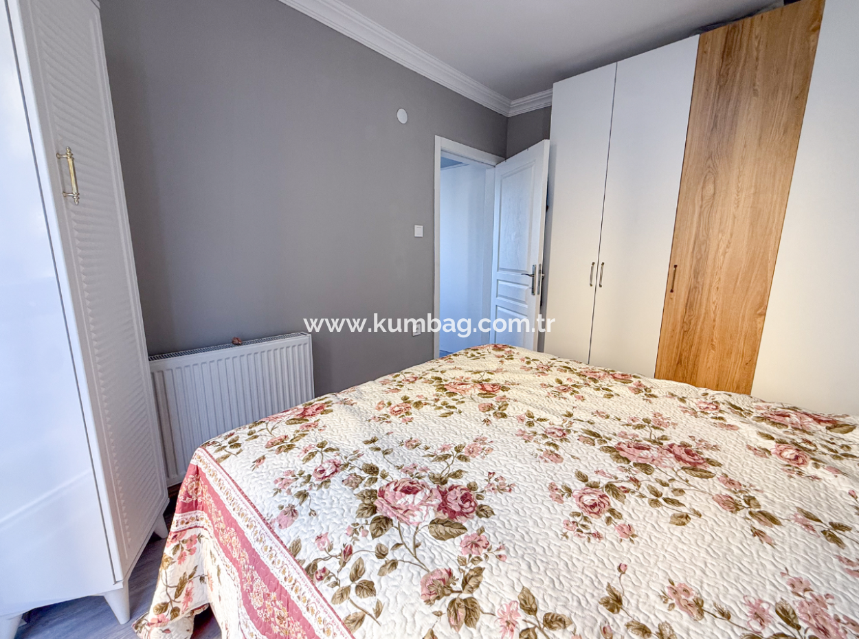 New And Fully Furnished 2 1 Flats For Sale With Sea View In Topağaç