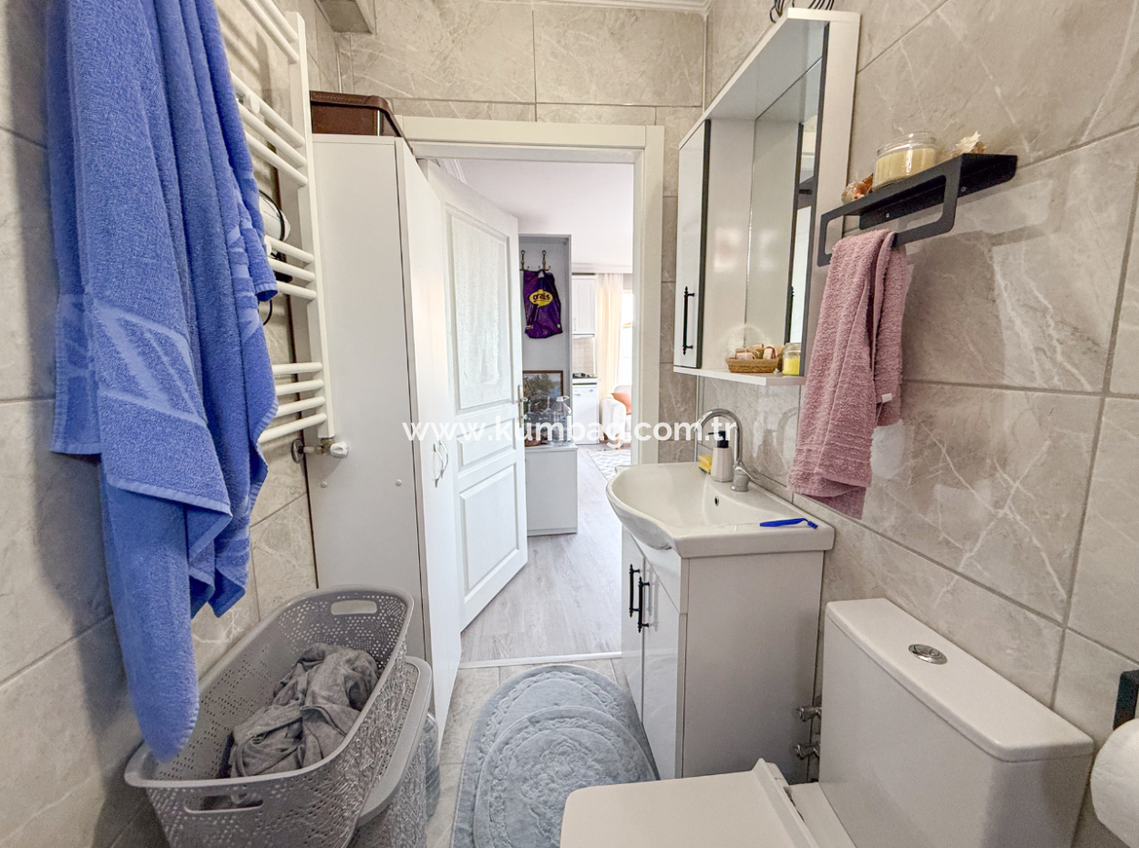 New And Fully Furnished 2 1 Flats For Sale With Sea View In Topağaç