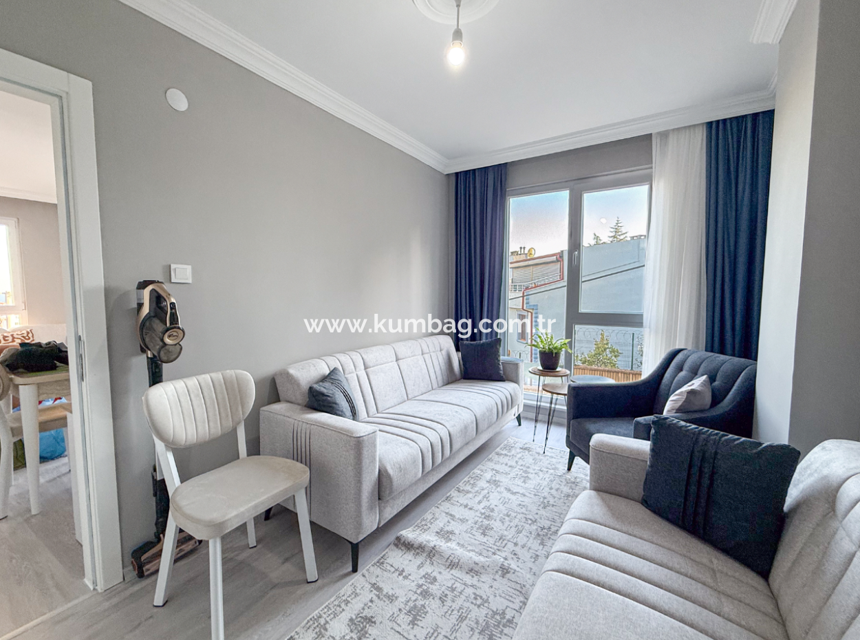 New And Fully Furnished 2 1 Flats For Sale With Sea View In Topağaç