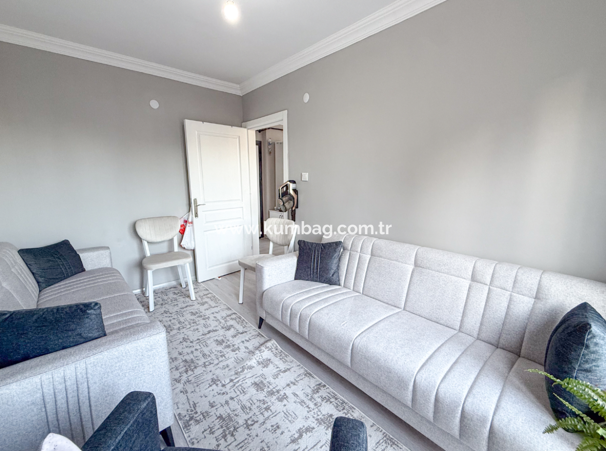 New And Fully Furnished 2 1 Flats For Sale With Sea View In Topağaç