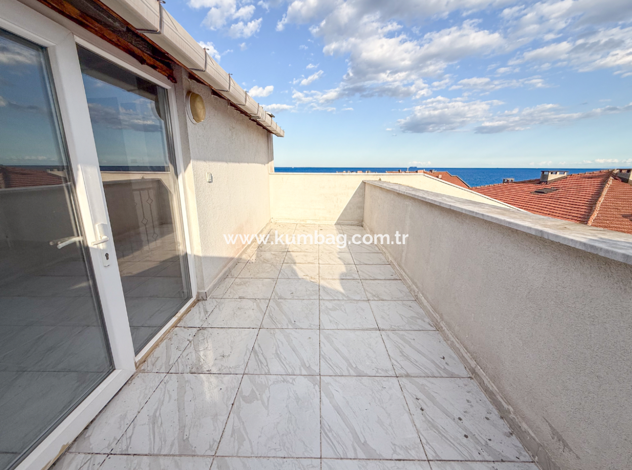 Double Terrace Duplex Sea View For Rent In Altinova 3 1