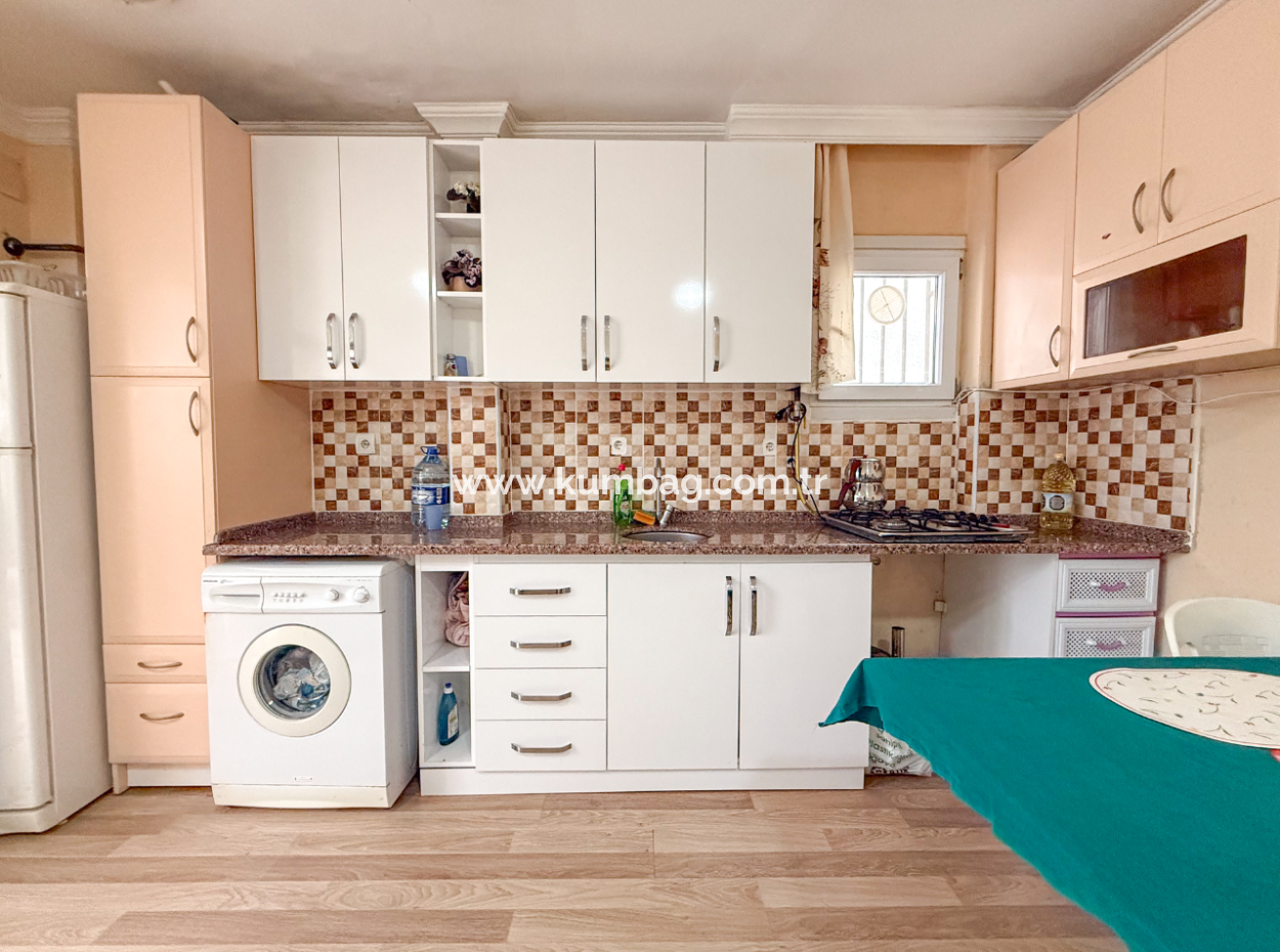 Fully Furnished Apartment For Sale 1 1 With Garden In Central Location Of Kumbağ