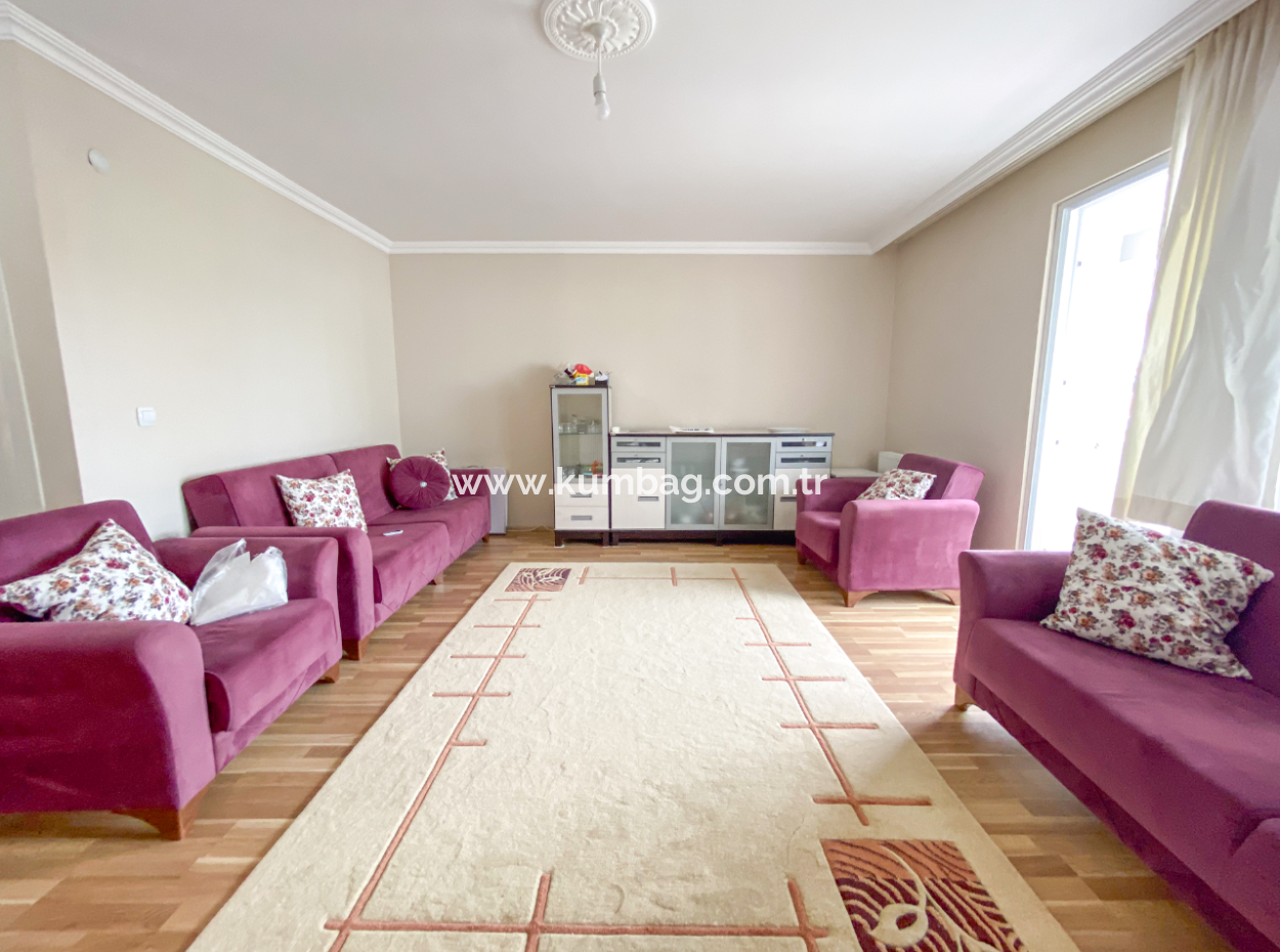 Very Large Furnished/Unfurnished 2 1 Flat For Rent In Kumbağ Village
