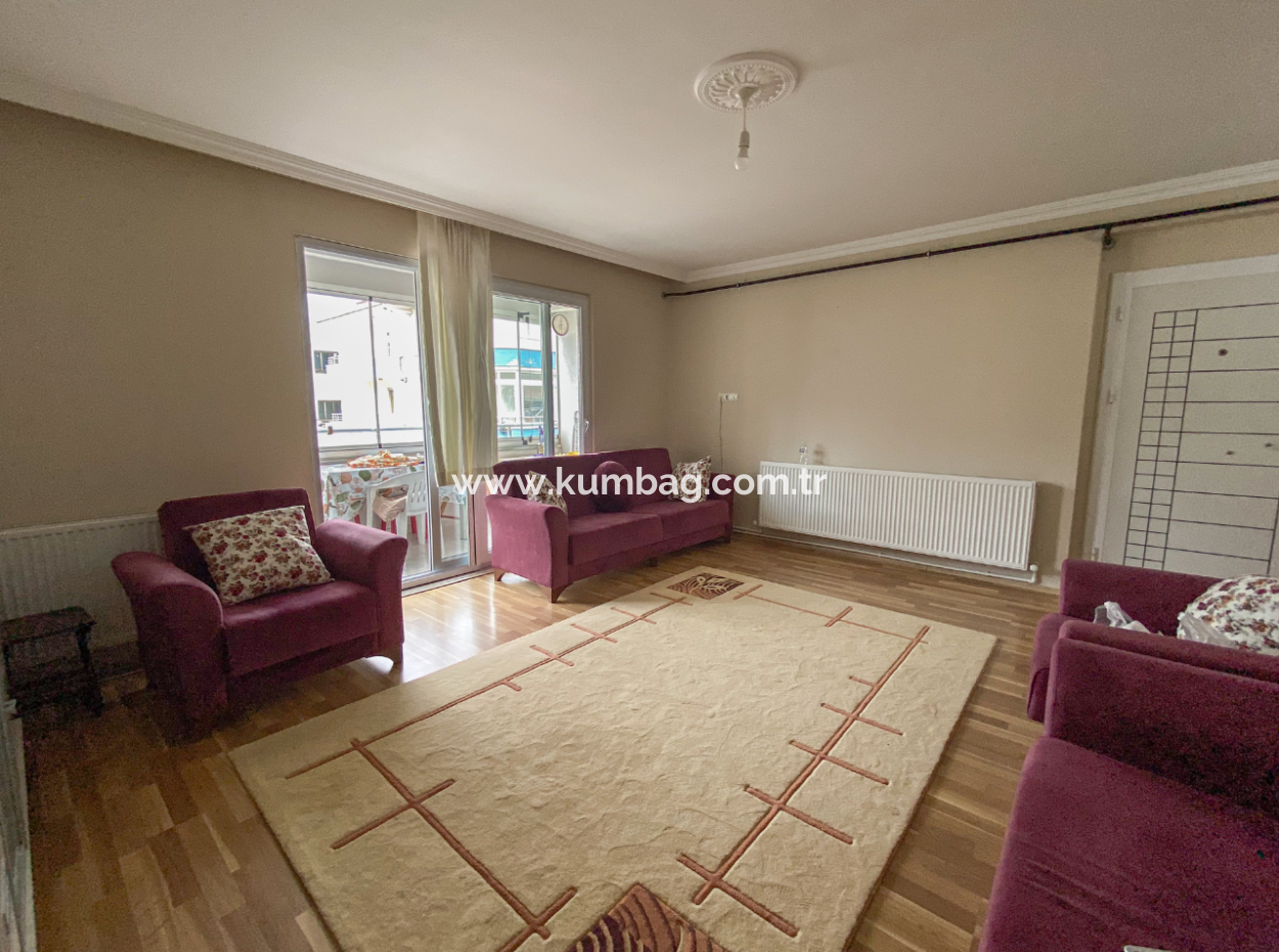 Very Large Furnished/Unfurnished 2 1 Flat For Rent In Kumbağ Village