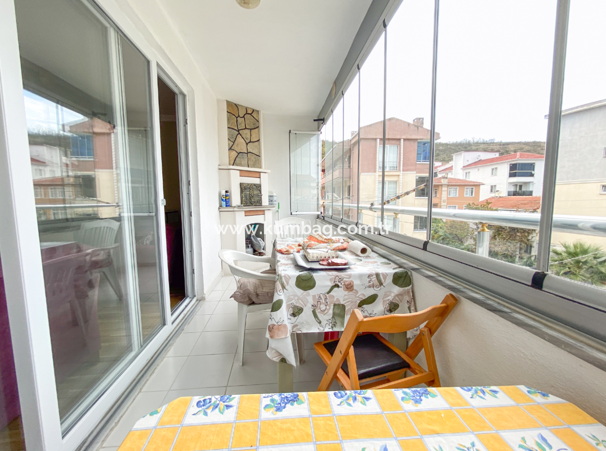 Very Large Furnished/Unfurnished 2 1 Flat For Rent In Kumbağ Village