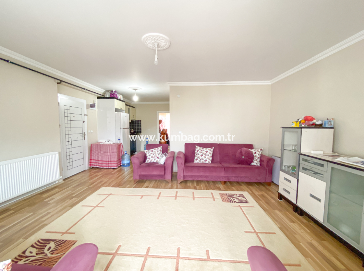 Very Large Furnished/Unfurnished 2 1 Flat For Rent In Kumbağ Village