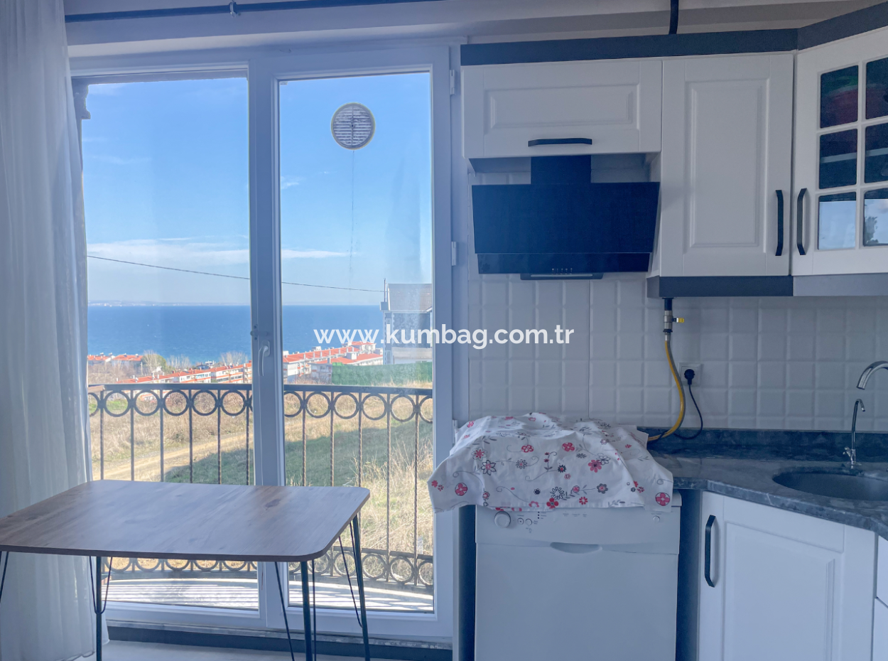 2 1 Flat For Sale With Full Sea View On Kumbağ Hill