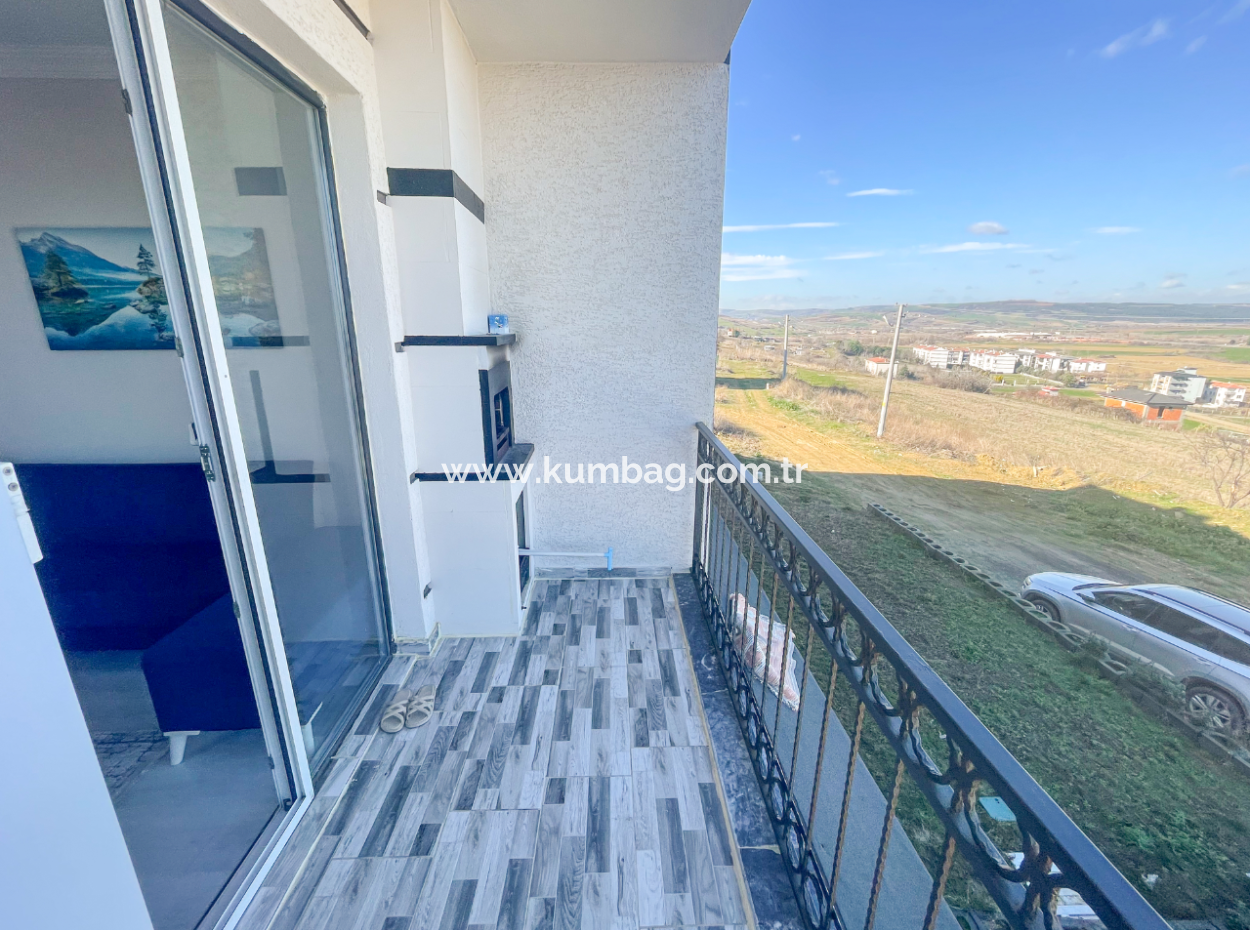 2 1 Flat For Sale With Full Sea View On Kumbağ Hill