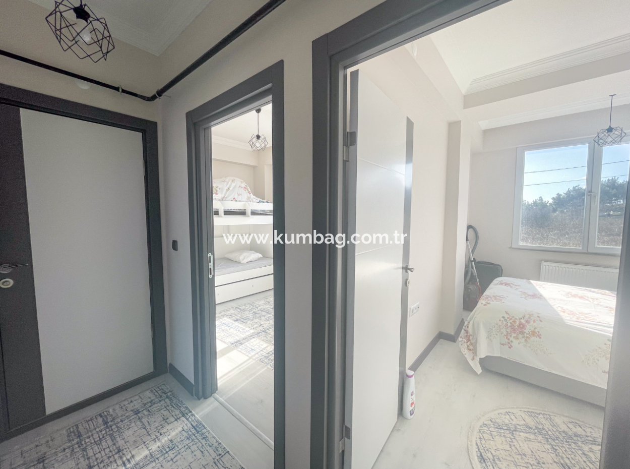 2 1 Flat For Sale With Full Sea View On Kumbağ Hill