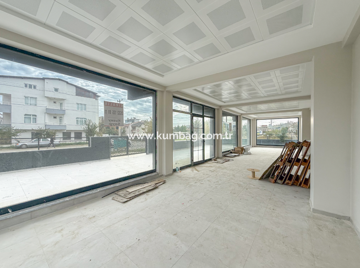 Large And Warehouse Shop For Rent On Kumbağ Busy Main Street