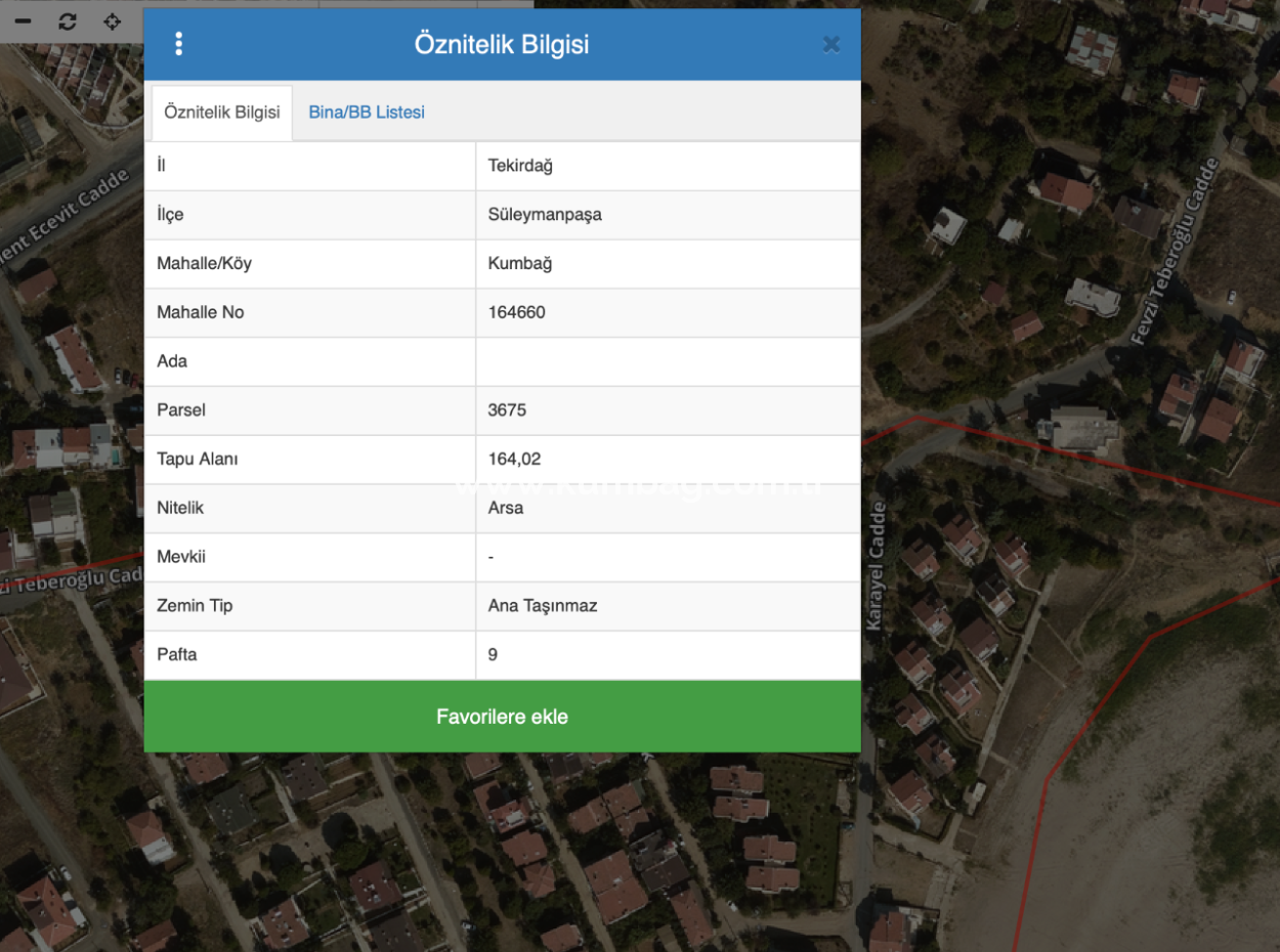 164 M2 Land For Sale In Kumbağ, 3 Floors Zoned, Very Close To The Sea