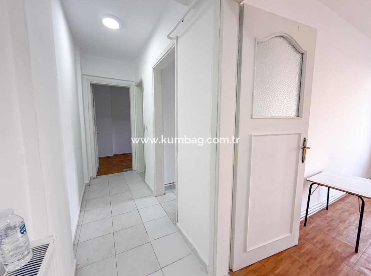 1 1 Rent With Double Balcony In A Seafront Building On Kumbağ Promenade