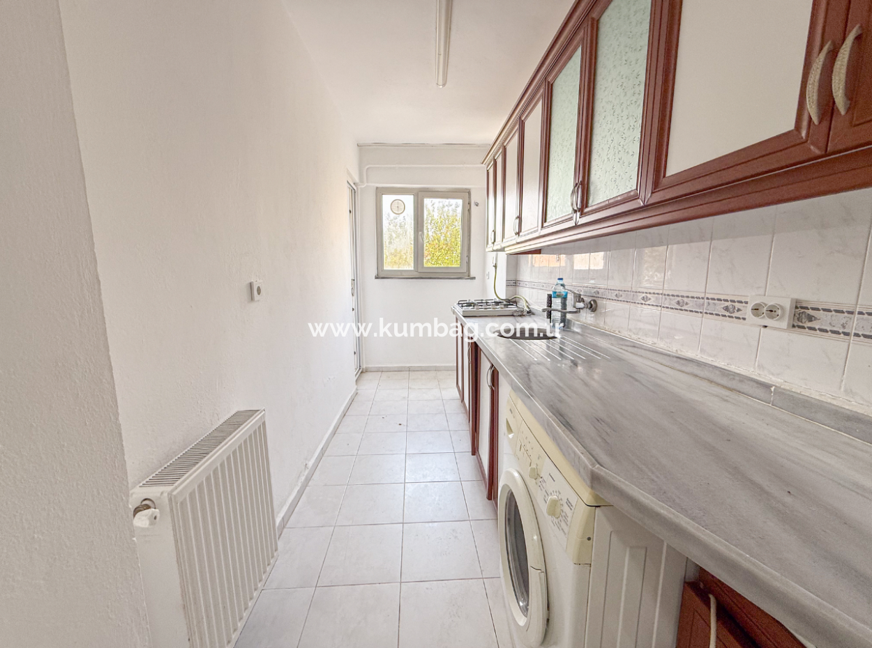 1 1 Rent With Double Balcony In A Seafront Building On Kumbağ Promenade