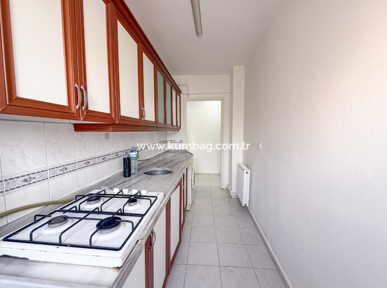1 1 Rent With Double Balcony In A Seafront Building On Kumbağ Promenade