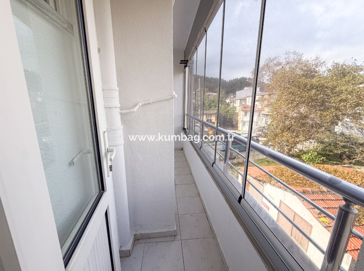 1 1 Rent With Double Balcony In A Seafront Building On Kumbağ Promenade