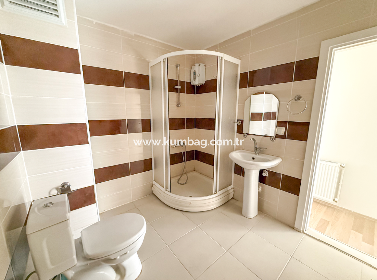 Large And Spacious 2 1 Flat For Sale In A Complex With Pool In Kumbağ 