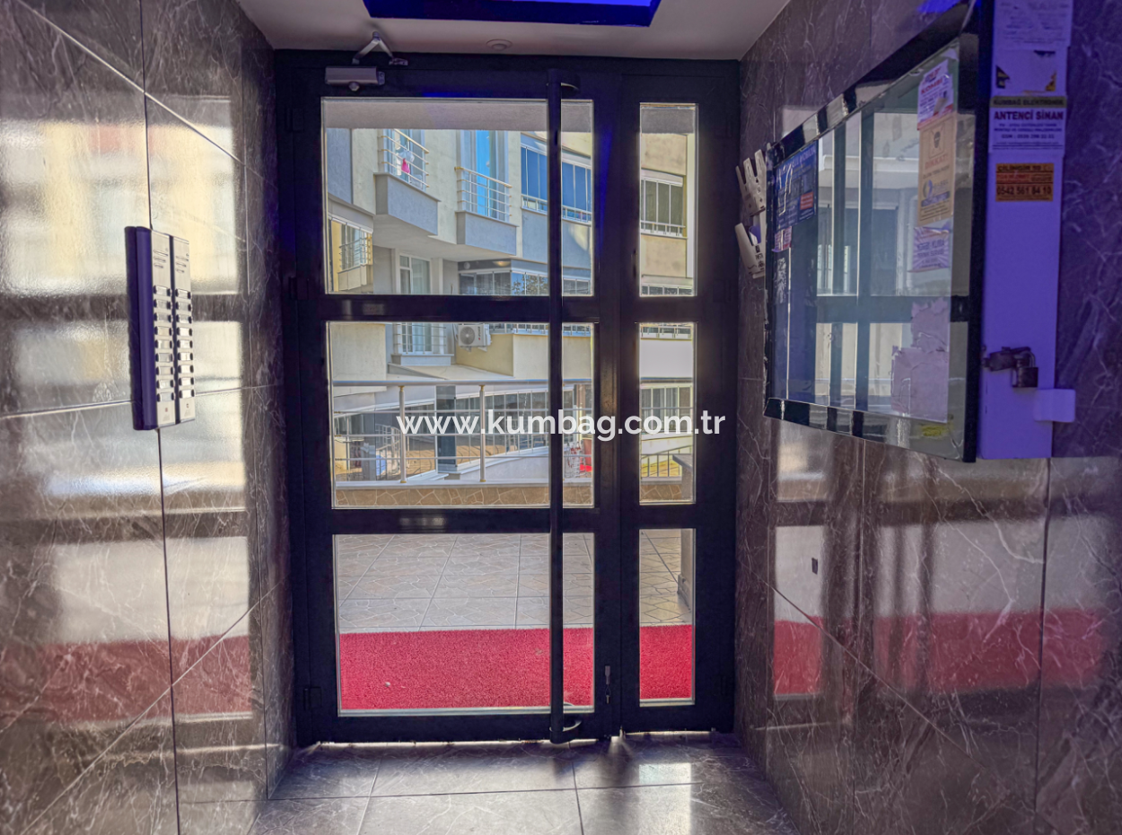 Large And Spacious 2 1 Flat For Sale In A Complex With Pool In Kumbağ 