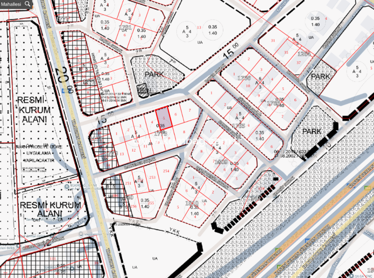 Black Sea Mh. Ready-To-Build Zoned Land For Sale In Front Of Ifrazli Park