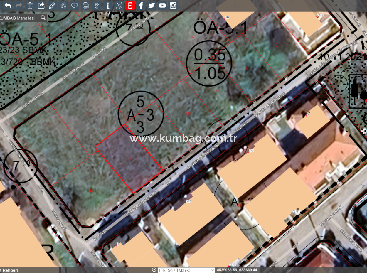 Ready-To-Build Land For Sale Near Gündal Beach In Kumbağ