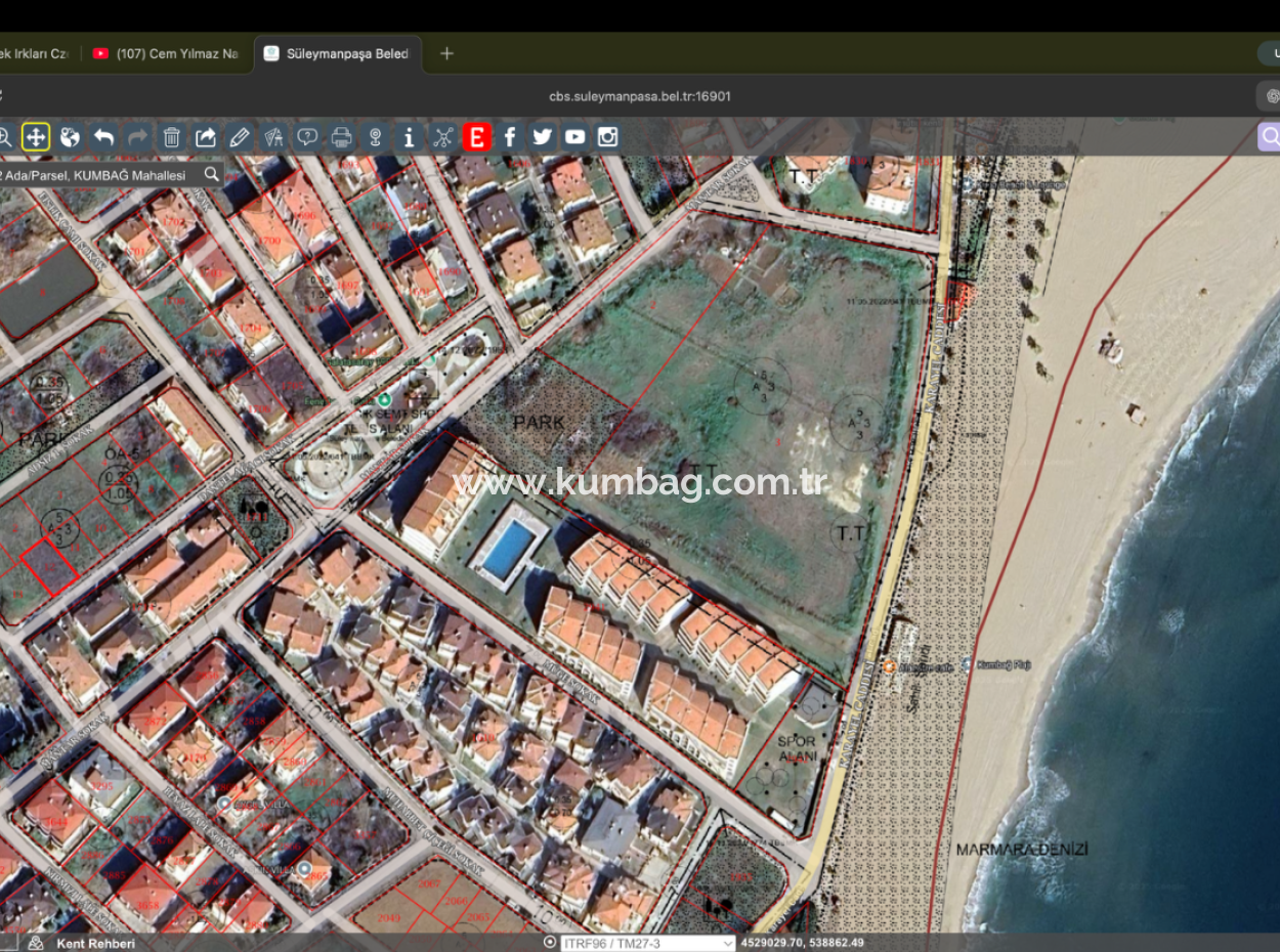 Ready-To-Build Land For Sale Near Gündal Beach In Kumbağ