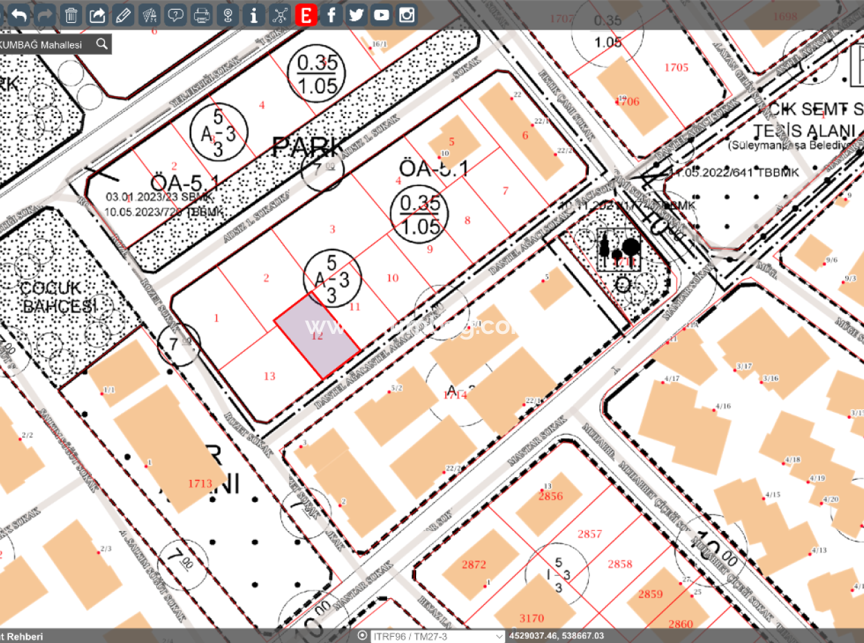Ready-To-Build Land For Sale Near Gündal Beach In Kumbağ