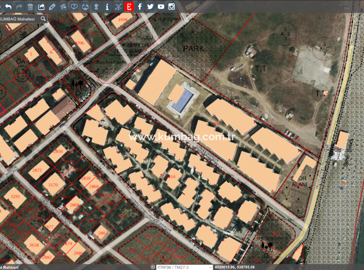 Ready-To-Build Land For Sale Near Gündal Beach In Kumbağ