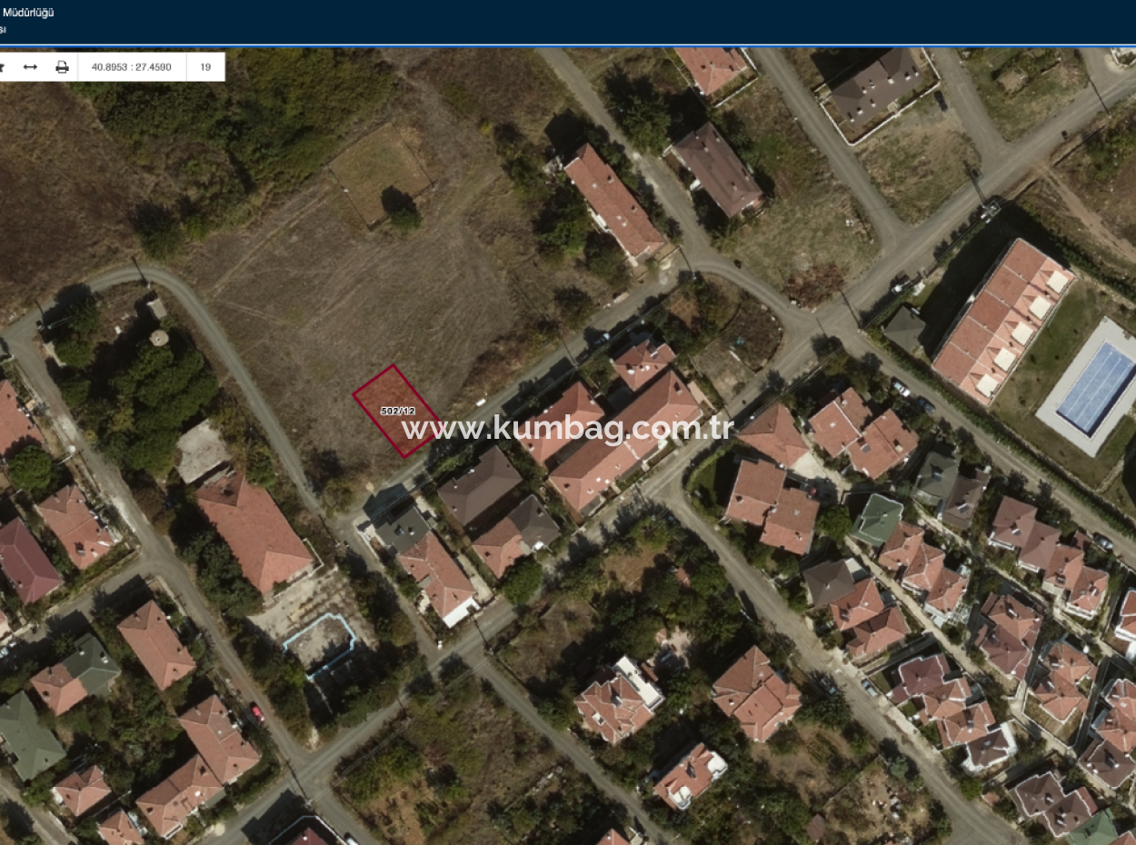 Ready-To-Build Land For Sale Near Gündal Beach In Kumbağ